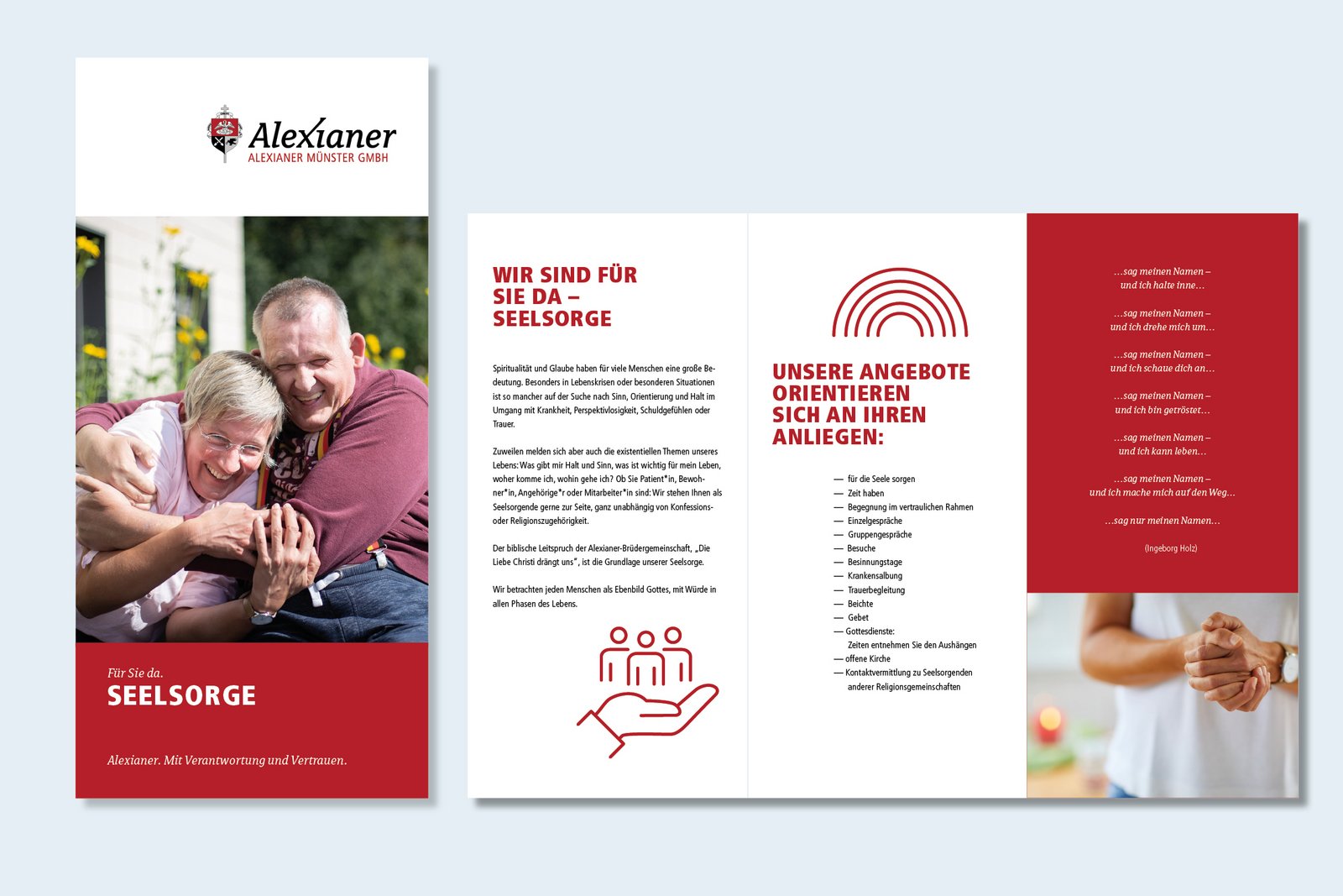 Flyer Alexianer Münster Seelsorge