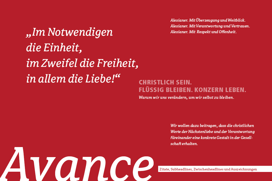 Anwendungsbeispiele Avance OT