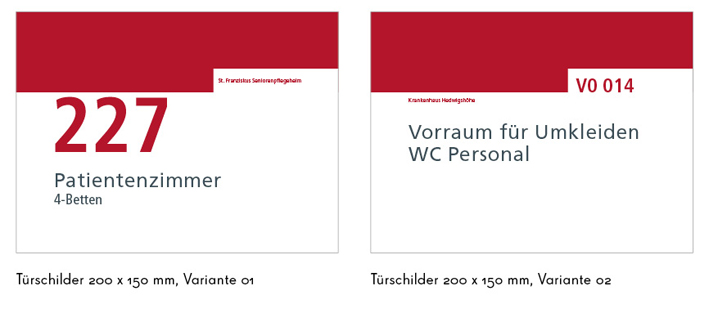 Alexianer Türschilder