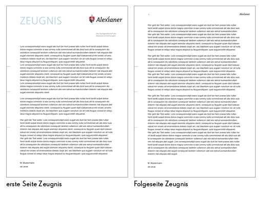 Alexianer Zeugnis
