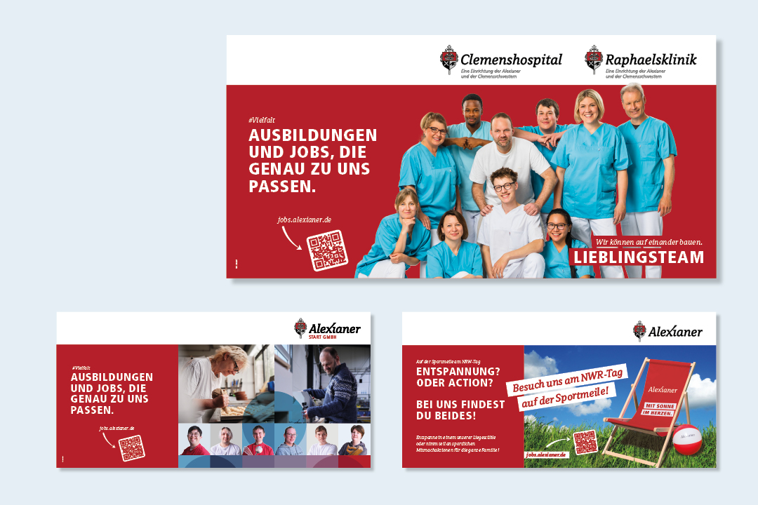 Bauzaun Banner zum NRW Tag, Alexianer Münster, Kontakt: Kerstin Wichmann NRW Tag, Banner-Bauzaun, Alexianer Münster