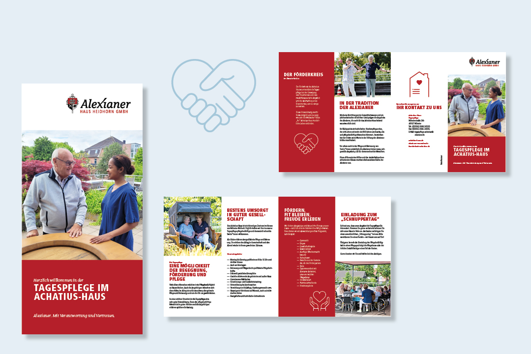 Flyer, 8 Seiten, Achatius-Haus